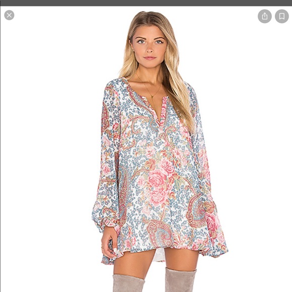 Show Me Your MuMu Dresses & Skirts - -Show me your mumu- Jamie tunic in gray gardens